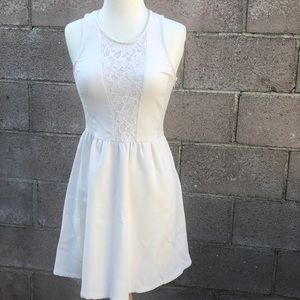 White/cream American Eagle Lace Dress